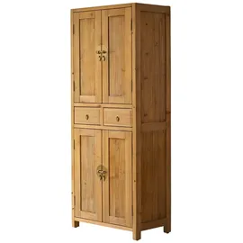 Tikamoon Schrank Yuki aus massivem Recycling-Kiefernholz Natur