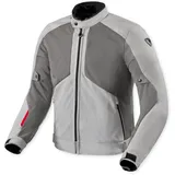 RevIt! Torque 3 H2O Textiljacke Grau/Rot 2XL
