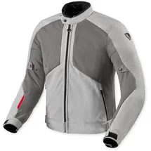 RevIt! Torque 3 H2O Textiljacke Grau/Rot 2XL
