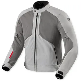 RevIt! Torque 3 H2O Textiljacke Grau/Rot 2XL