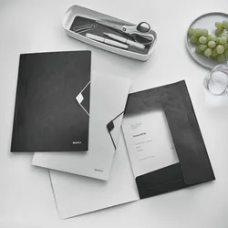 LEITZ Eckspanner WOW DIN A4 schwarz
