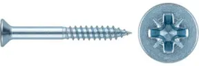 ART 89097 Spanplattenschrauben Senkkopf CE St. 5 x 60/36 -Z gal ZnC gal ZnC S
