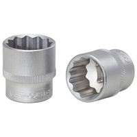 KS Tools 3/8" 12-kant-Stecknuss, 18mm