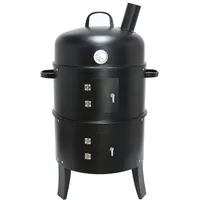 Highfeld BBQ Smoker rund mit Grill und Ofen