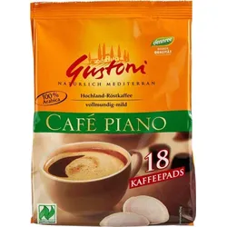 Gustoni Cafe Piano Kaffee-Pads bio (18St)
