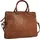 Harold's Submarine Handtasche Leder 38 cm Laptopfach braun