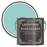 Rust-Oleum kratzfeste Kreidefarbe Bodenfarbe in mattem Finish -Grünblau 2.5L