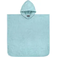 Normani Kinder Baumwoll Badeponcho Manama in Hellblau | Gr.: 75 x 75 cm