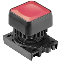 TRU Components TC-10344016 S2PRS-P1R Drucktaster quadratisch Rot