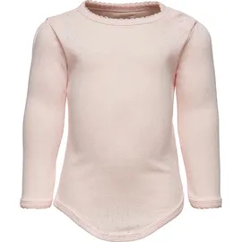 hummel Ella langarm Baby-Strampler mauve chalk 62