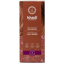 khadi Pflanzenhaarfarbe Hellbraun 100 g
