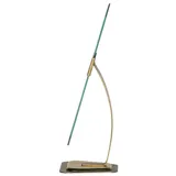 Spiegel Gold 41x19 cm Retro Standspiegel Schminkspiegel Tischspiegel