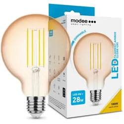 V-Tac 4W Dimmbar LED Filament Nostalgie Retro Design Leuchtmittel Lampe G95 warmweiß