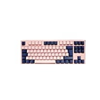 Ducky One 3 Fuji - Mechanische Gaming Tastatur Deutsches Layout im TKL-Format (80% Keyboard) mit Cherry MX Blue Switches, Hot-Swap-fähig (Kailh-Sockeln) und Abnehmbares Kabel