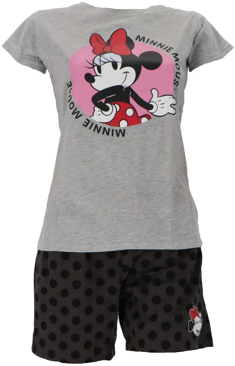 Minnie Maus Shortama für Damen Bequemer Schlafanzug