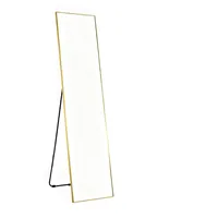 Costway Ganzkörperspiegel 160 x 40 cm Gold