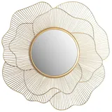 KADIMA DESIGN Wandspiegel Rose 77 cm Gold
