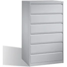 C+P Acurado Karteischrank 6 Schübe 40 x 30 x 100 grau