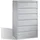 C+P Acurado Karteischrank 6 Schübe 40 x 30 x 100 grau