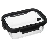 5 five simply smart Glasbehälter 900 ml Five® - Transparent - Mit Deckel | Sp\u00fclmaschentauglich | Mikrowellengeeignet | Luftdicht | Gefrierschrankgeeignet | BPA-...