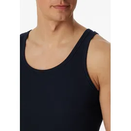 SCHIESSER Unterhemd Essentials Feinripp, in navy), | Gr.: 3XL