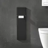 EMCO Asis Pure WC-Modul Unterputz, Anschlag links, schwarz matt