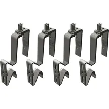 Bosch Zubehör Flachkollektoren FKA 3-2 Dachanbindung Pfannen/Biber, 4 Stück