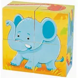 GoKi Würfelpuzzle Wilde Tiere (57434)