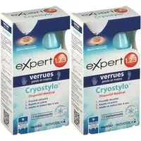 Novodex Expert 1.2.3 verrues Cryostylo Stick(S) 2x50 ml