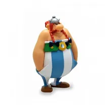 Plastoy Asterix Figur Obelix wütend mit Händen in den Taschen 8 cm