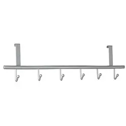 Türgarderobe 2839 17x6,8x60cm Metall silber - silber