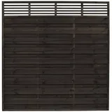 Andrewex Sichtschutzzaun Wien 180 x 180 cm Kiefer grau