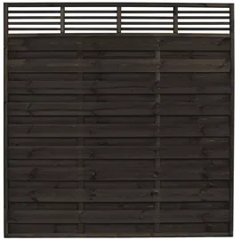 Andrewex Sichtschutzzaun Wien 180 x 180 cm Kiefer grau