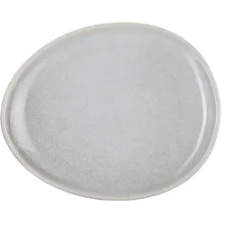 Peill+Putzler Servierplatte  Como , grau , Porzellan , Maße (cm): B: 12,4 H: 10,2 T: 1.6