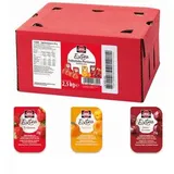 Schwartau Extra Mix Erdbeere, Aprikose, Sauerkirsche Konfitüre, 100 St.