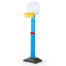 Lemodo Kinder Basketballkorb höhenverstellbar Gelb/Schwarz 170 cm