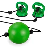 Relaxdays Reflexball Boxen, grün/schwarz