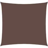 vidaXL Sonnensegel Oxford-Gewebe Quadratisch 2,5x2,5 m Braun
