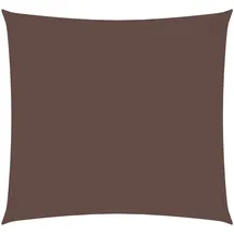 vidaXL Sonnensegel Oxford-Gewebe Quadratisch 2,5x2,5 m Braun
