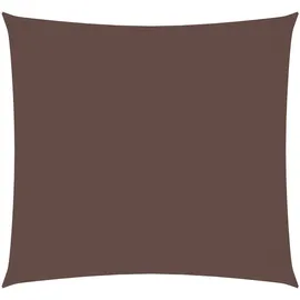 vidaXL Sonnensegel Oxford-Gewebe Quadratisch 2,5x2,5 m Braun