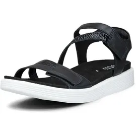 ECCO SOFT SANDAL W 3-STRAP Herren Schwarz 38
