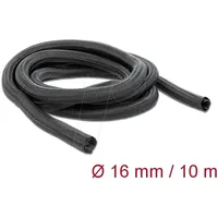 DeLock 19033 19033 Geflechtschlauch Schwarz