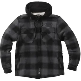 West Coast Choppers Hell Bent Flannel Jacke Anthrazit/Schwarz 3XL