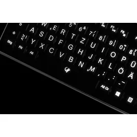 Lacerto Deutsche Tastatur mit Beleuchtung DE