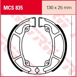 TRW Lucas Bremsbacken MCS835