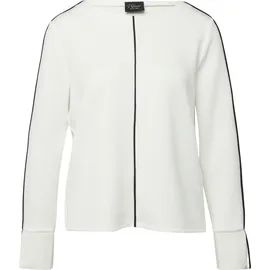 s.Oliver Scuba-Sweatshirt Kontraststreifen Schwarz/Weiß 38