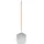 HENDI Pizzaschaufel, mit Holzgriff, Pizzaschieber, Brotschieber, 305x355x(L)965mm, Aluminium