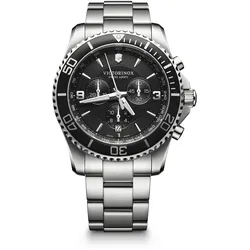 Victorinox Maverick Chronograph Taucheruhr schwarz/silber