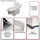 MCW Relaxsessel MCW-F76 Stoff/Textil 75 x 100 x 80 cm Grau mit Liegefunktion