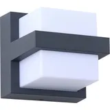 LINDBY Smart LED-Außenwandleuchte Fyra eckig CCT RGB Tuya